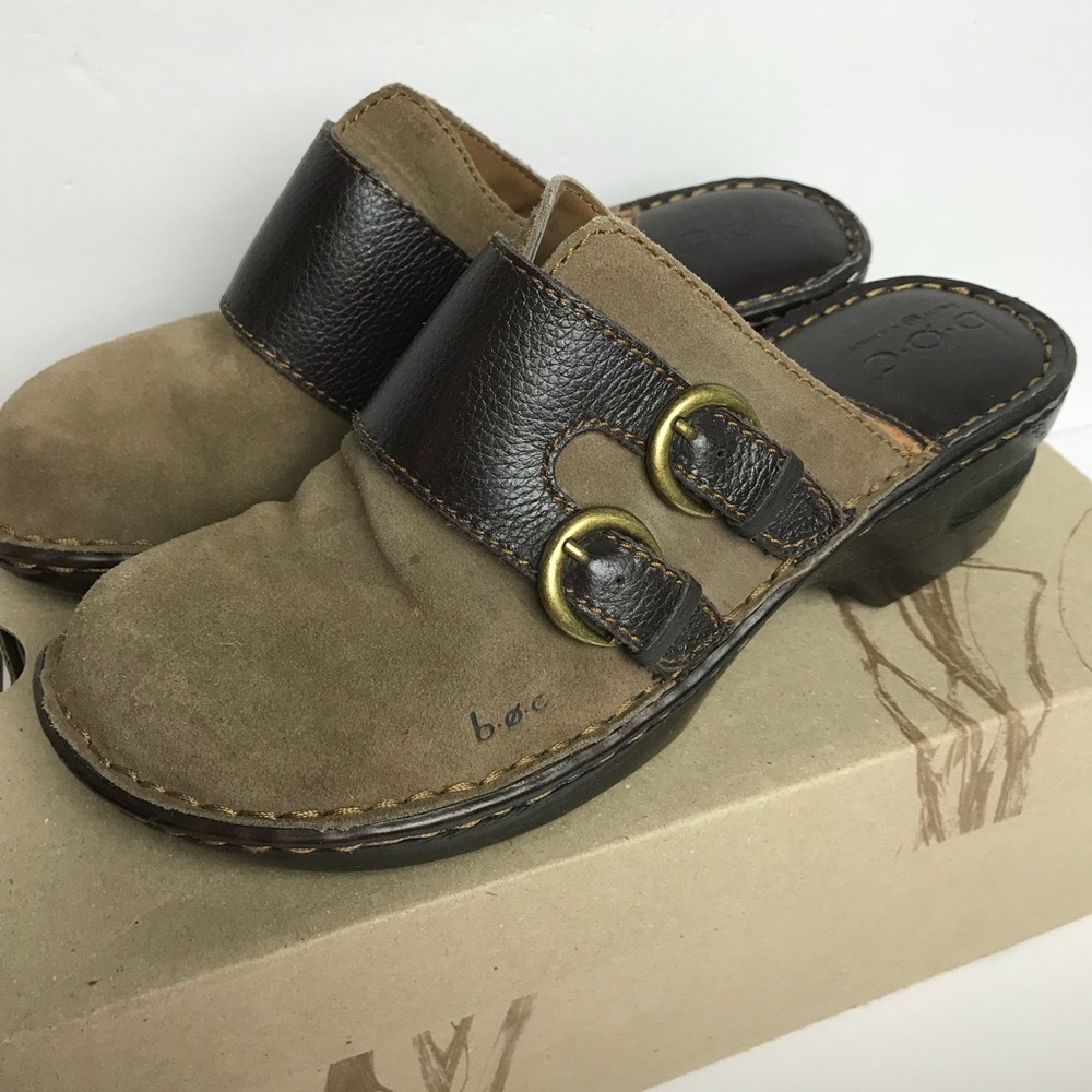 B.o.c. Taupe Suede Shoes. Size 7 M - Picture 2 of 8